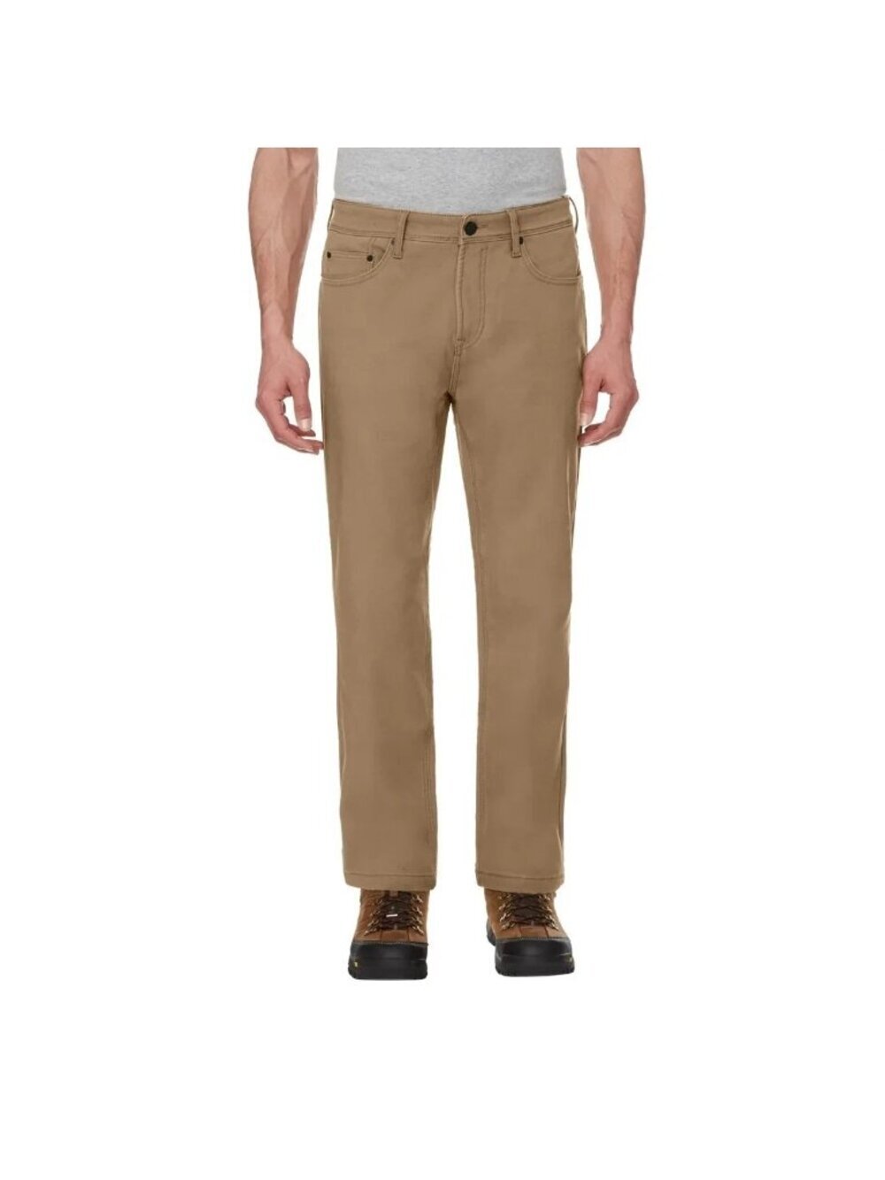 Caterpillar Men's 40x32 Fleece Lined Canvas Pants Tan Work wear M0951